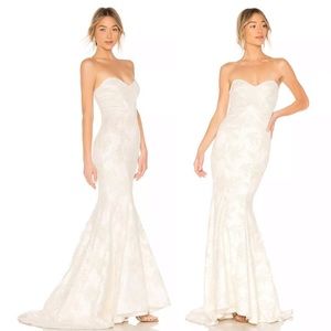 NWT MICHAEL COSTELLO Strapless Wedding Dress